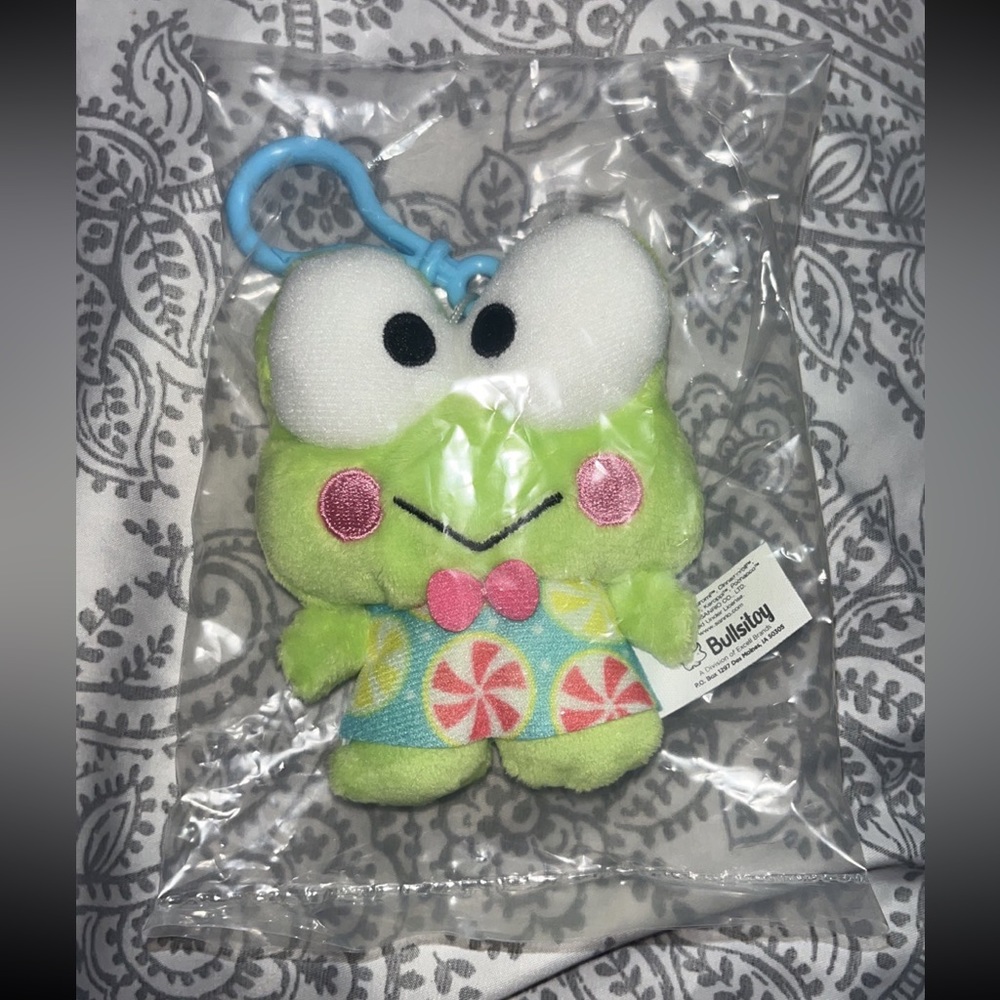 Keroppi plush dangler